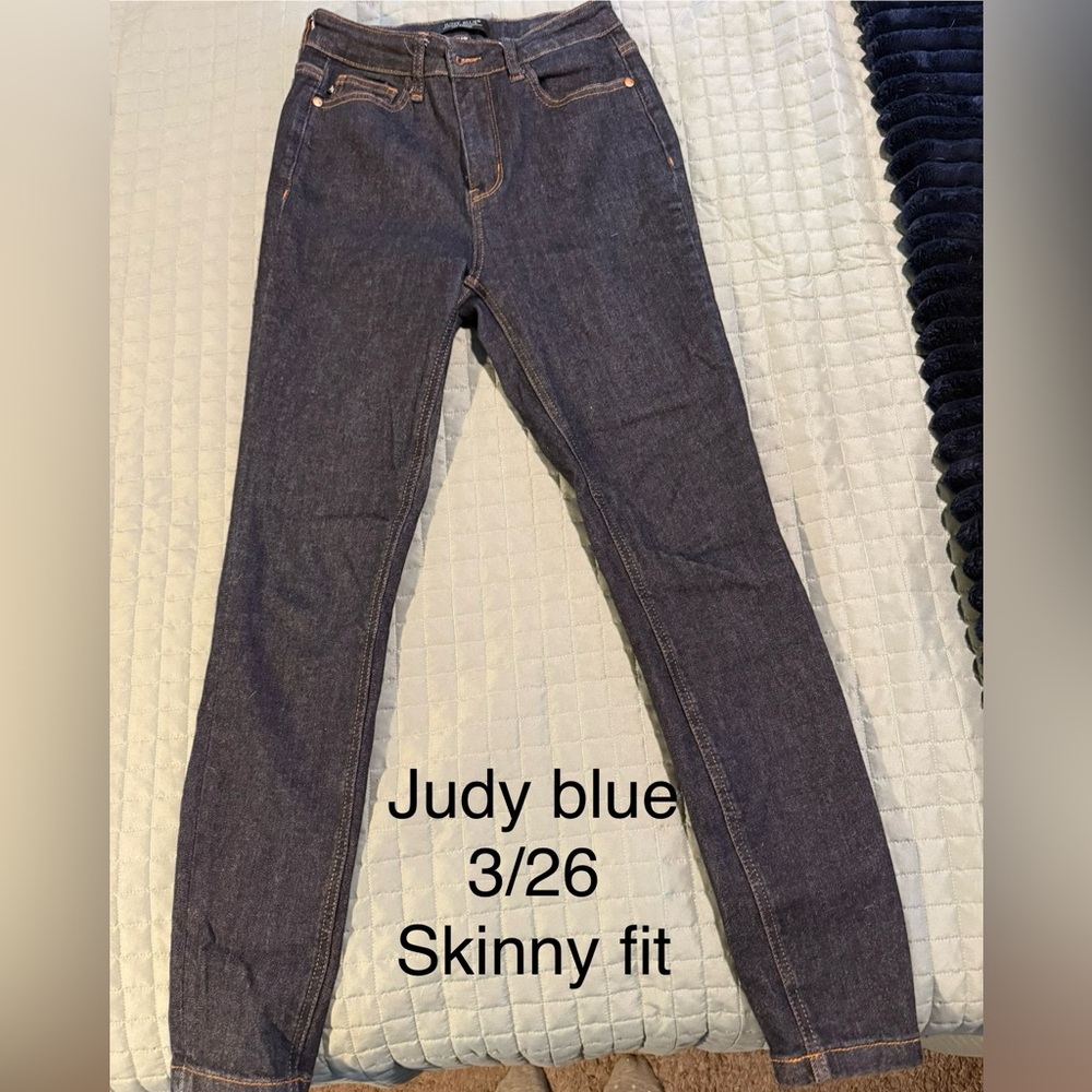 Judy Blue Women's Skinny Fit Jeans - Dark Blue